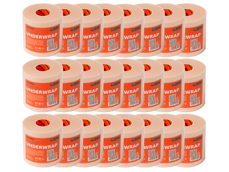 Spophy Foam Underwrap Beige, podtejpovací molitanová páska béžová 7cm x 27 m, 24 ks