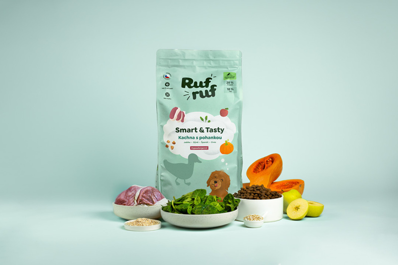 Rufruf Kachna s pohankou a probiotiky Vzorek (100g)