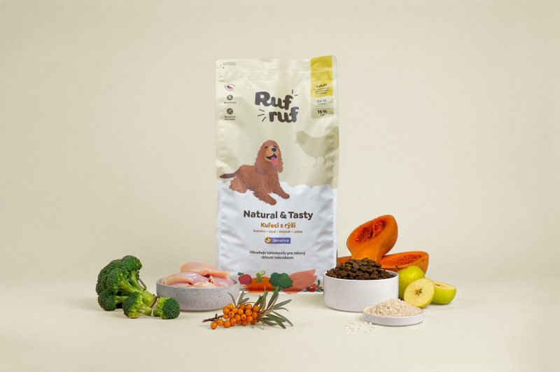 Rufruf Kuřecí s rýží a probiotiky 6 kg