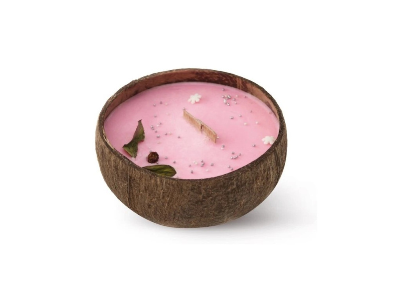 Tropicandle Frozen Cranberry vonná svíčka s dřevěným knotem 350 ml