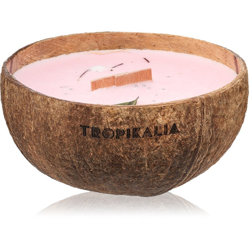 Tropicandle Frozen Cranberry vonná svíčka s dřevěným knotem 350 ml