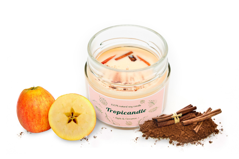 Tropikalia Tropicandle - APPLE & CINNAMON