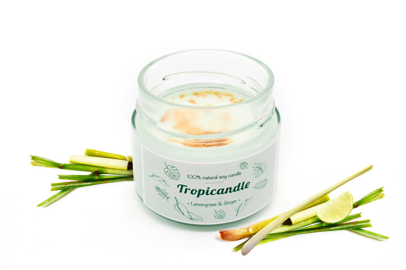 Tropikalia Tropicandle - LEMONGRASS & GINGER