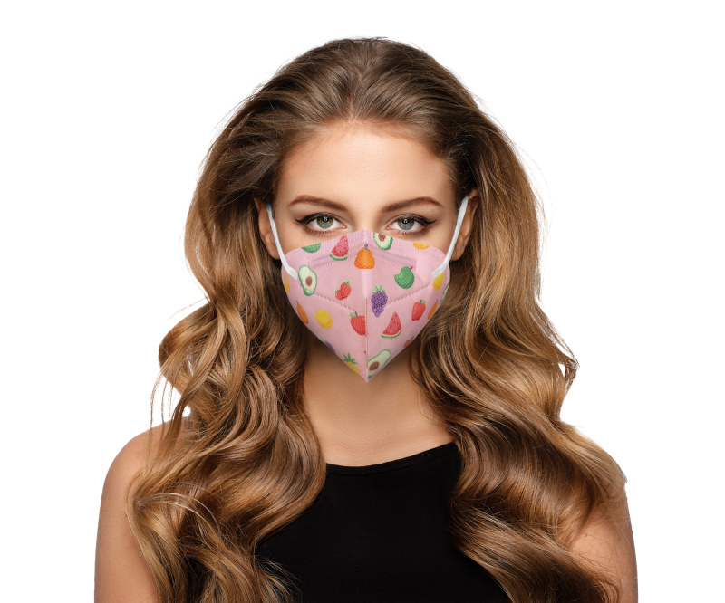 DAMA TRADE s.r.o. 10x Český respirátor FFP2 - Mix ovoce