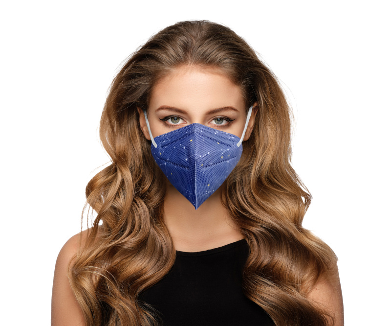 DAMA TRADE s.r.o. 10x Český respirátor FFP2 - Noční obloha