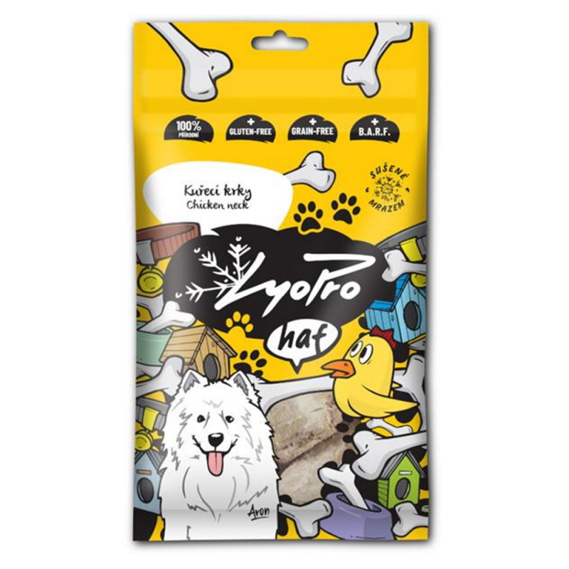 Lyopro haf poch. mrazem sušené Kuřecí krky 50g 50g
