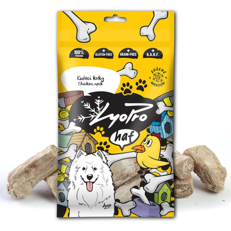 Lyopro haf poch. mrazem sušené Kuřecí krky 50g 50g