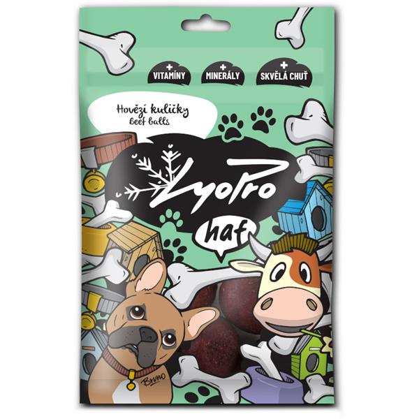 Lyopro haf poch. sušené Hovězí kuličky 70g