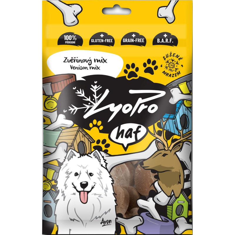 Lyopro Lyofilizovaný zvěřinový mix pro psy