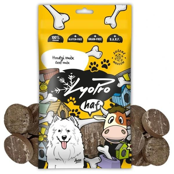 Lyopro Hovězí mix pamlsků pro psy