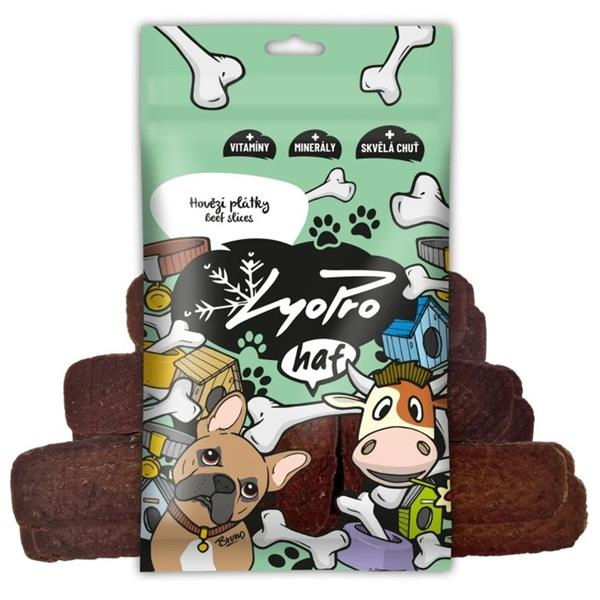 LyoPro Dog Hovězí plátky 70 g