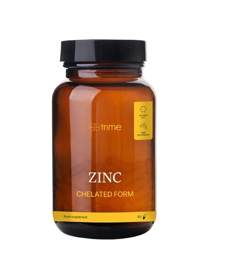 TRIME Zinek chelát 15mg + měď - 90 kapslí
