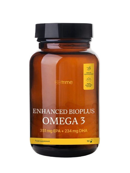TRIME Omega 3 - Enhanced BioPlus, 180 kapslí