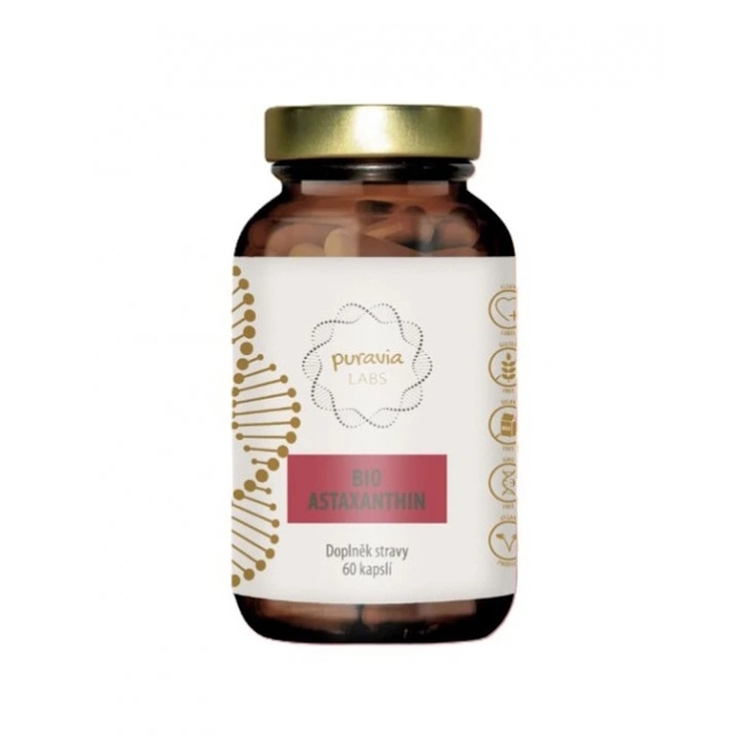PURAVIA LABS BIOASTAXANTHIN 8 mg 60 kapslí