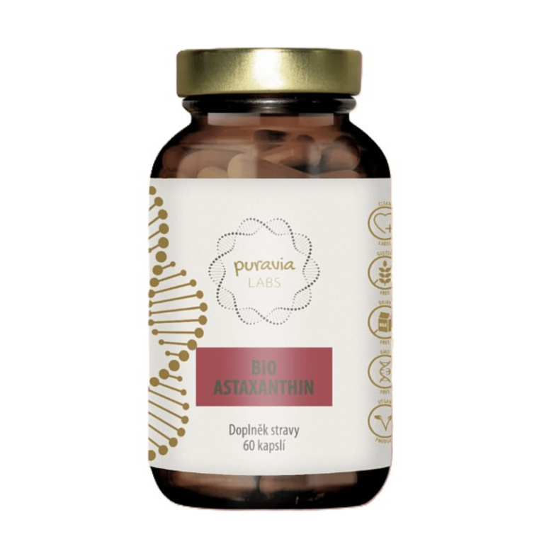 PURAVIA LABS BIOASTAXANTHIN 8 mg 60 kapslí
