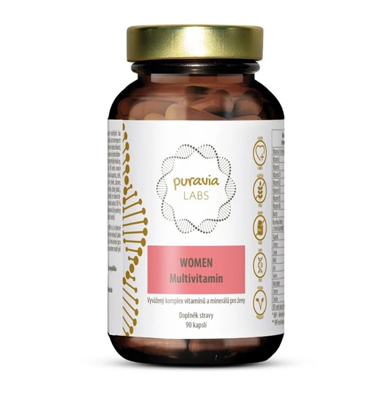 PURAVIA LABS Multivitamín pro ženy 90 kapslí