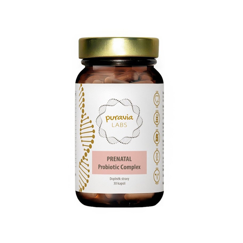 PURAVIA LABS Prenatal Probiotika 30 kapslí