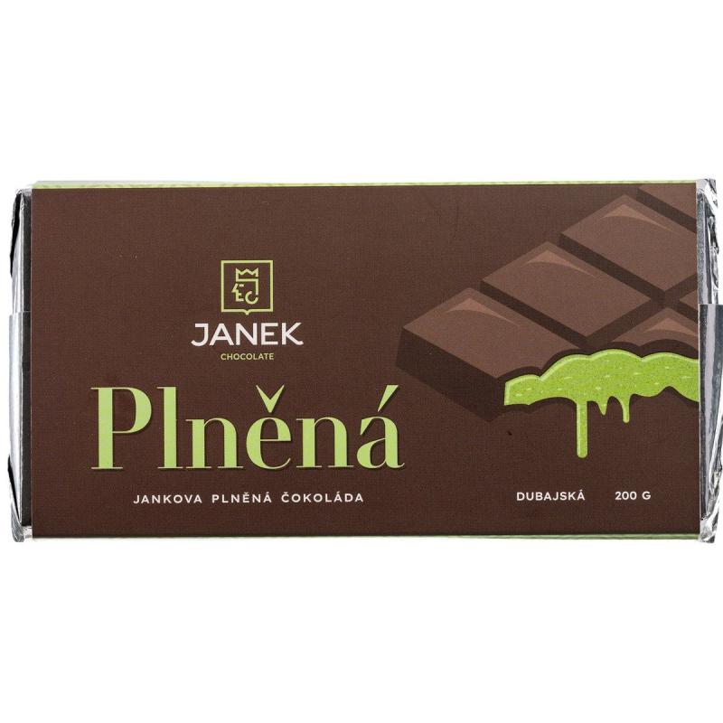 Čokoládovna Janek Jankova Dubajská čokoláda