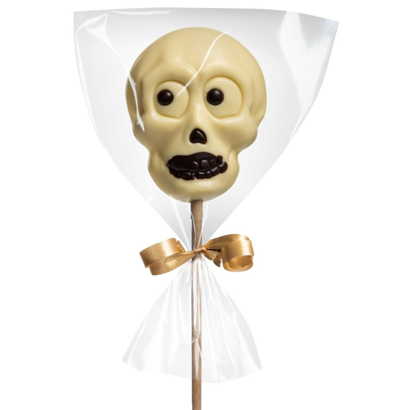 Čokoládovna Janek Čokoládové lízátko Halloween lebka