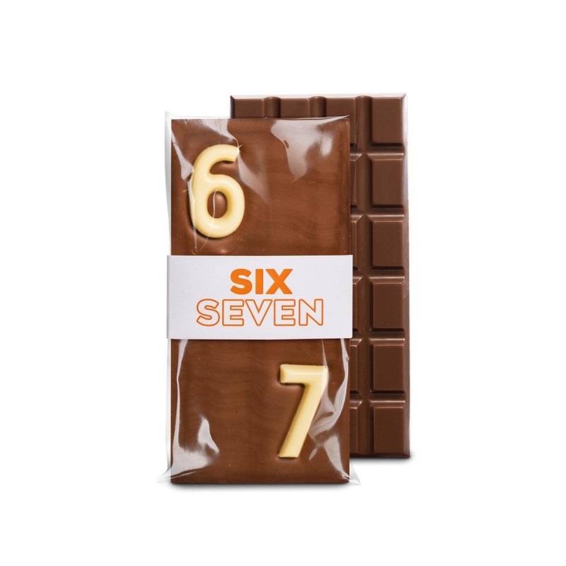 Čokoládovna Janek Mléčná čokoláda six-seven