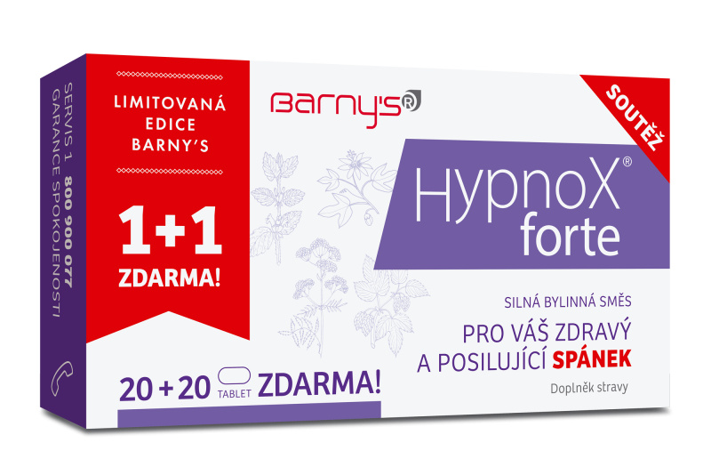 Barnys HypnoX forte tbl.20+20 zdarma