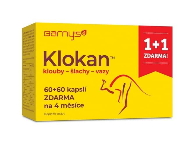 BARNY´S Klokan limitovaná edice 60 + 60 kapslí ZDARMA