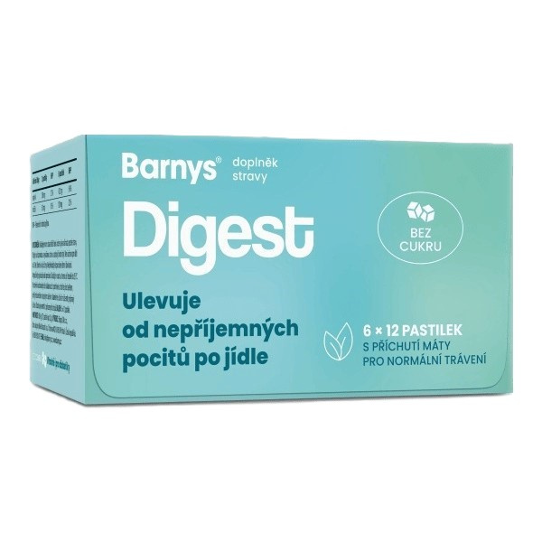 Barny´s Digest 6x12 pastilek