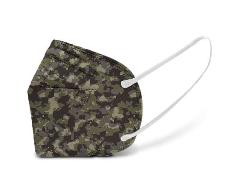 Balerina Český NanoRespirátor FFP2 - Army (č.122)