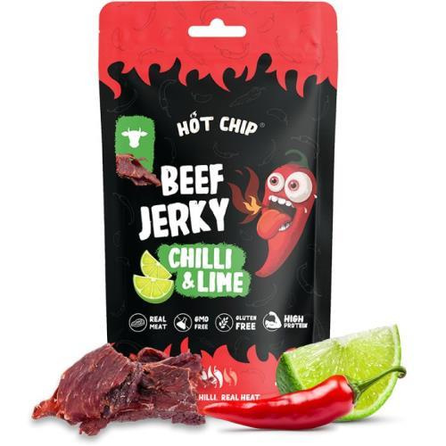 Jerky Hot-Chip - Chilli a Limetka 25 g