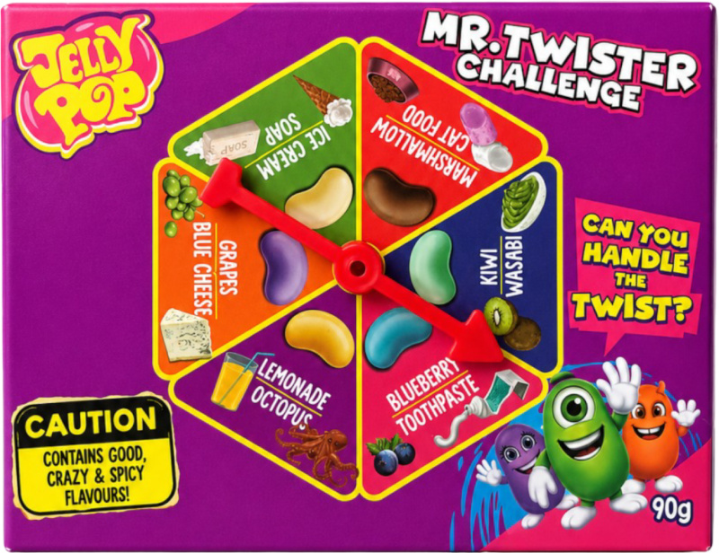 Bonbony JellyPop Mr. Twister Challenge 90 g