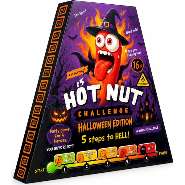 Extra pálivé oříšky Hot-Nut Challenge 24 g (Limited Halloween Edition)
