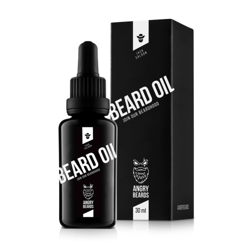 Angry Beards Jack Saloon Beard Oil olej na vousy 30 ml