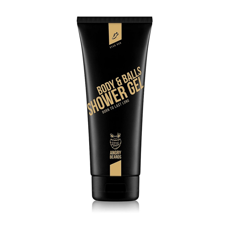 Angry Beards Ryan Run Body&Balls Shower Gel sprchový gel pro muže 230 ml