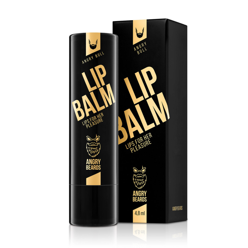 Angry Beards Lip Balm Energizing balzám na rty pro muže 4,8 ml