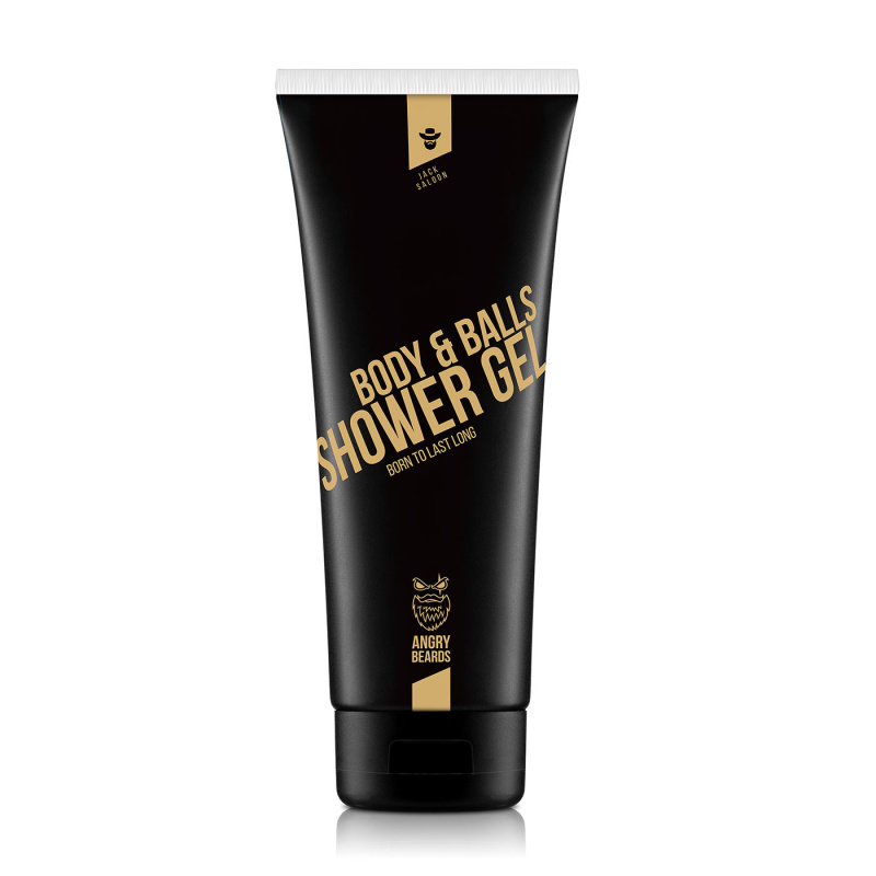 Angry Beards Jack Saloon Shower Gel hydratační sprchový gel pro muže 230 ml