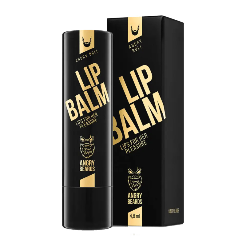Angry Beards Angry Bull Lip Balm balzám na rty pro muže 4.8 g