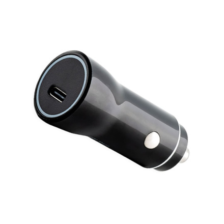 ER POWER 20W USB-C PD autonabíječka - černá, ERPW20PDC1BK