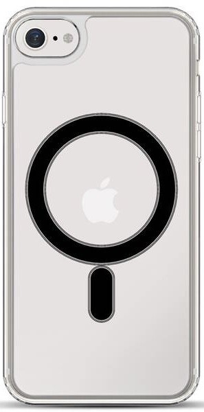 Kryt TGM Ice Snap na mobil Apple iPhone SE (2020/2022)/8/7 / transparentní/černá Varianta: ivi1