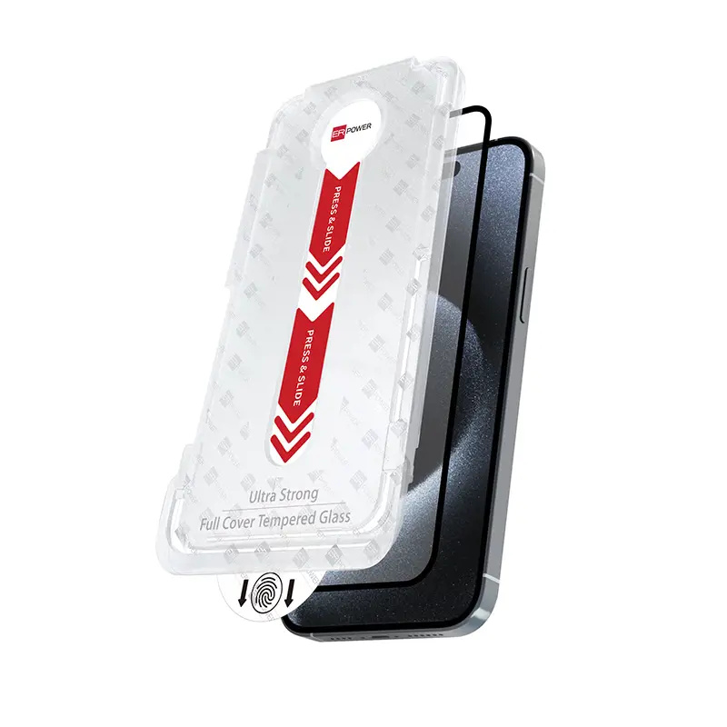 ER POWER Ochrané sklo FC iPhone 16 6,1" Easy Install