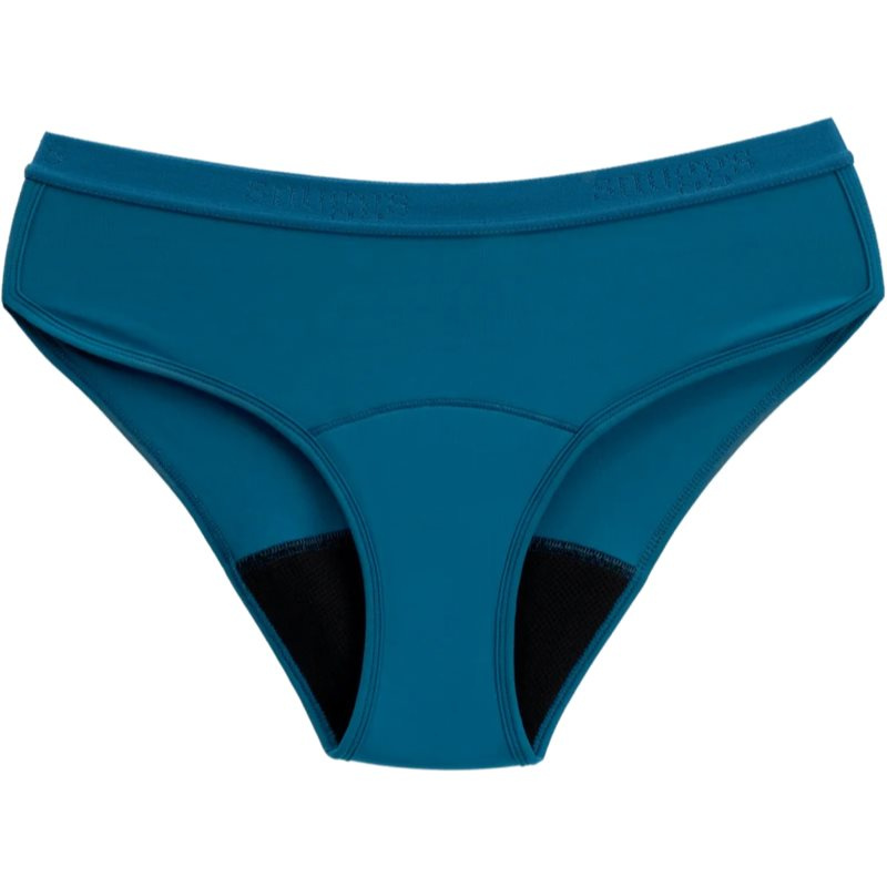 Snuggs Active Classic Heavy Petrol látkové menstruační kalhotky pro silnou menstruaci velikost S 1 ks