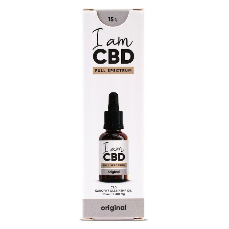 I am CBD Full Spectrum CBD konopný olej 15% 10 ml original