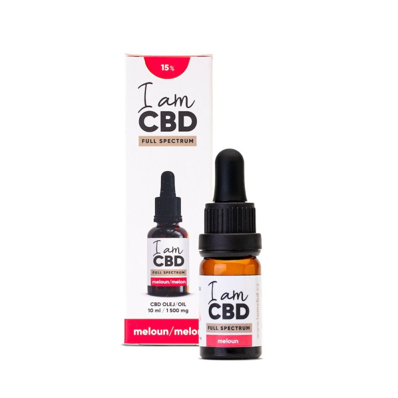I am CBD Full Spectrum CBD olej 15% 10 ml s melounovou příchutí
