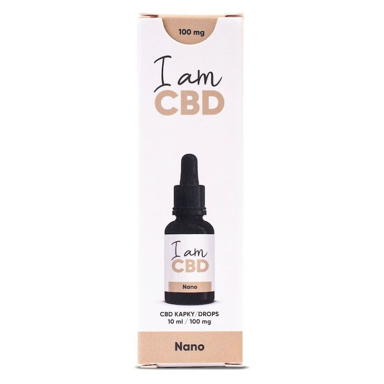 I am CBD Nano CBD kapky, 100mg, 10 ml