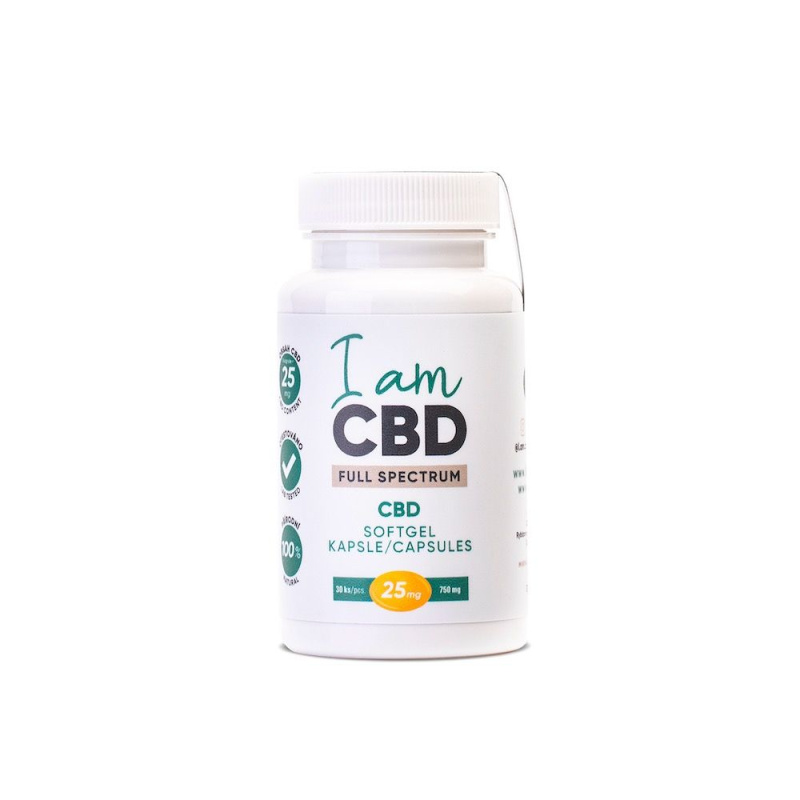 I am CBD Full Spectrum CBD kapsle 750 mg, 30 ks