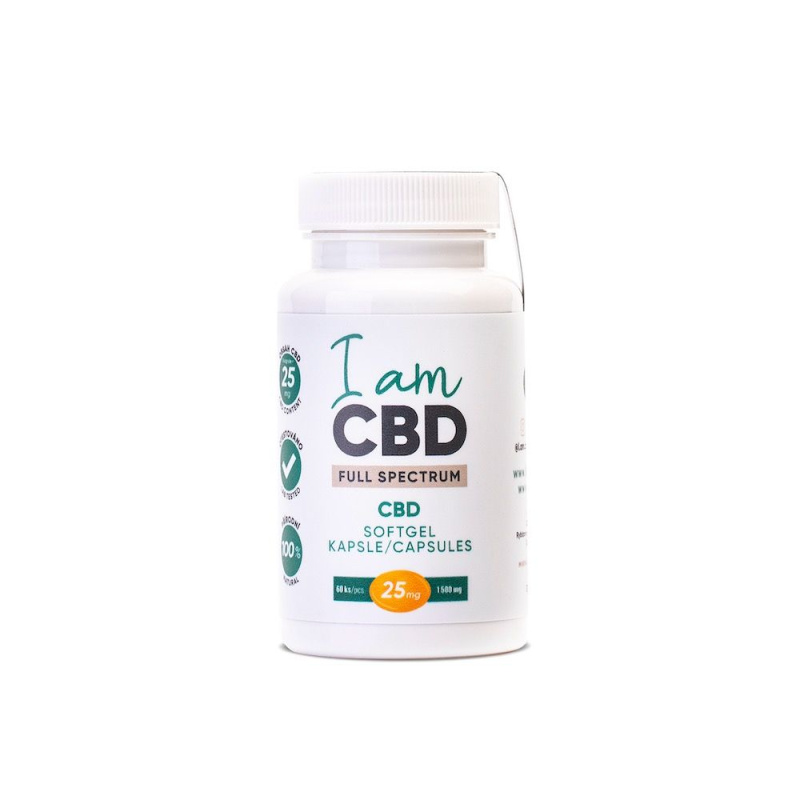 I am CBD Full Spectrum CBD kapsle 1 500 mg, 60 ks
