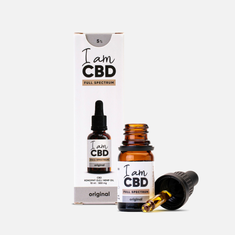 I am CBD Full Spectrum CBD konopný olej 5% 10 ml original