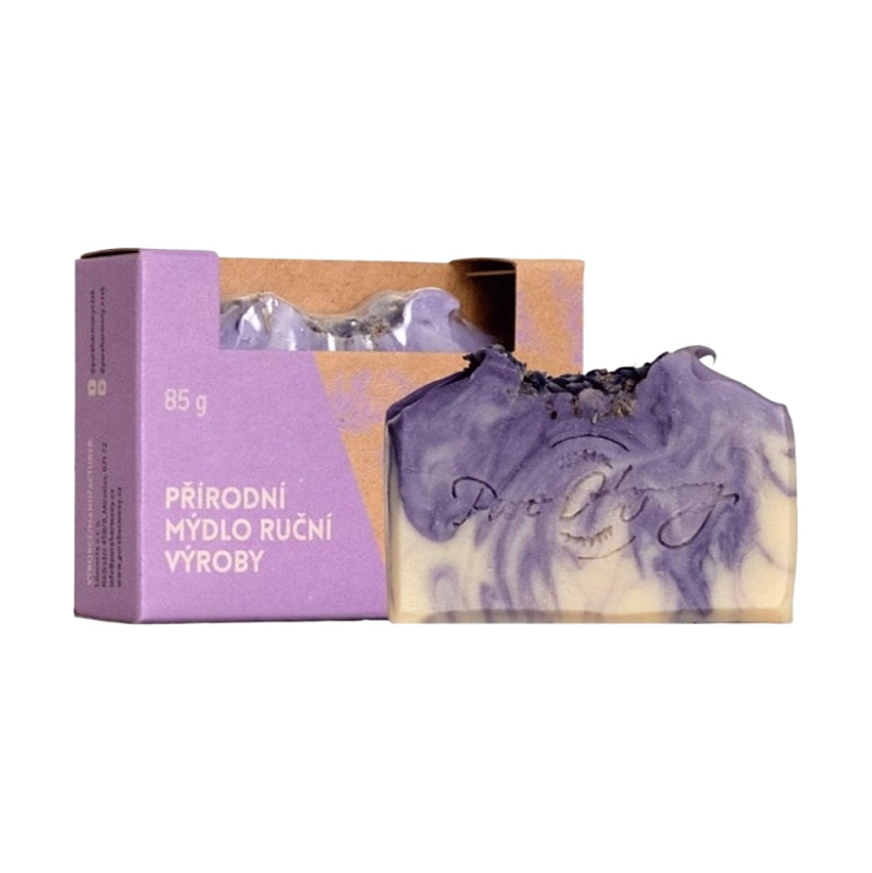 PURE HARMONY Přírodní mýdlo Levandule 85 g