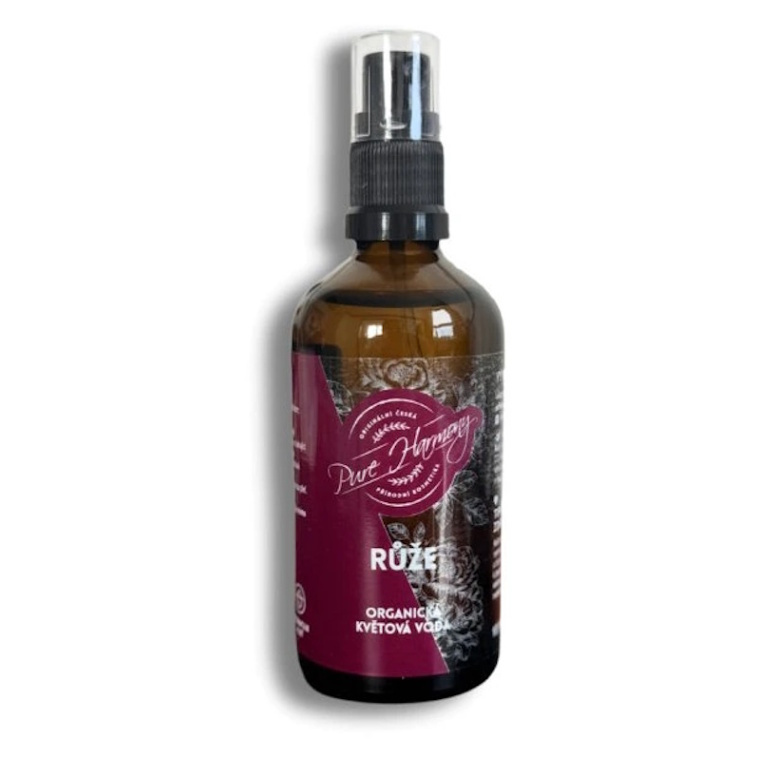 PURE HARMONY Organická květová voda růže 100 ml