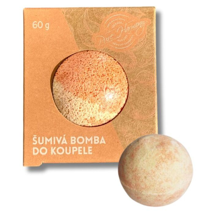 PURE HARMONY Šumivá bomba meruňka 60 g