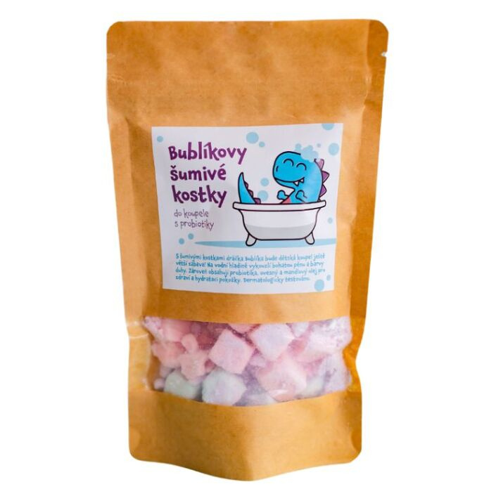 PURE HARMONY Bublíkovy šumivé kostky do koupele s probiotiky 180 g